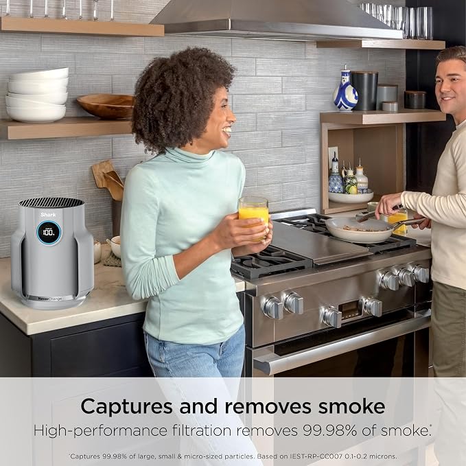 Shark Air Purifier for Home, NeverChange Compact Pro, 2 Pack, For Bedroom - Image 6