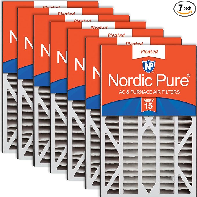 Nordic Pure 16x25x3 MERV 15 Trion Bear Cub 266649-101 Replacement Pleated AC by NordicPure