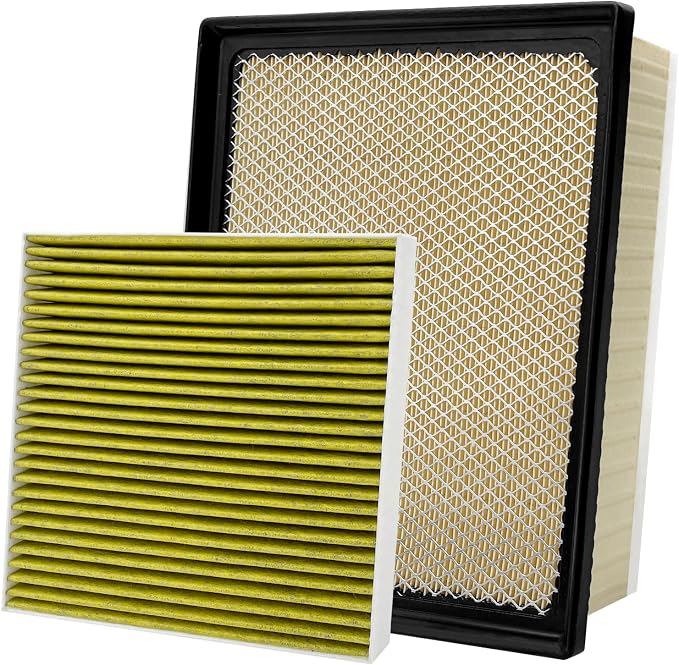 2PCS Cabin Engine Air Filter JMY09 JMP100 Kit Fits by Capume