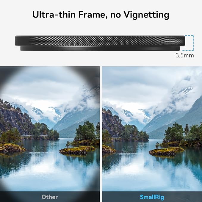 SmallRig 52mm Magnetic Circular Polarizers Filter, HD Optical Glass 28 Layer - Image 6