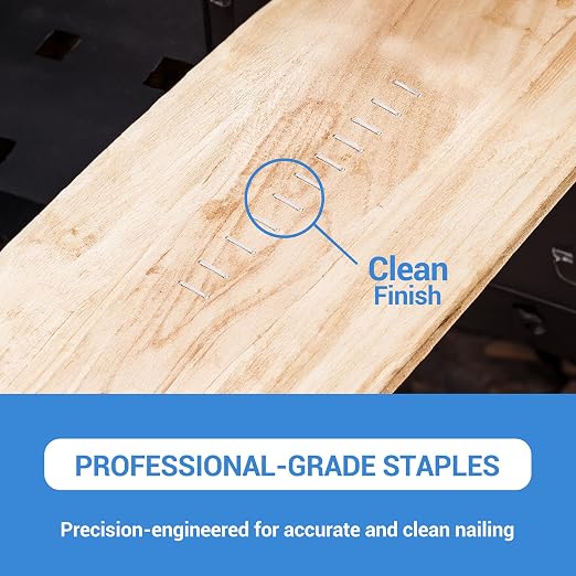 meite T-50 Heavy Duty Staples, 5/16 Inch Galvanized T-50 Staples - Image 6