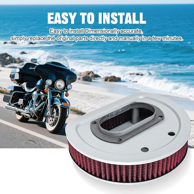 Motorcycle Air Filter 29462-99 1011-4208 High Flow Intake Cleaner Accessories - Image 6