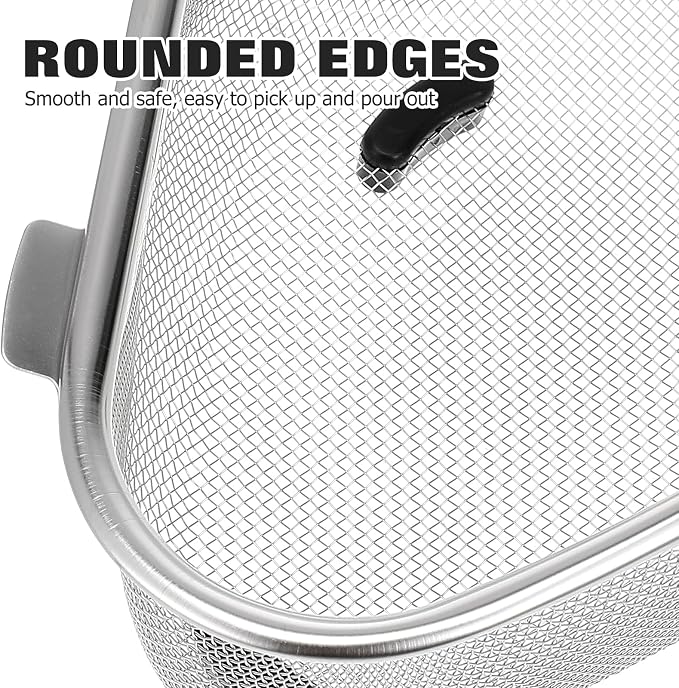 Hemoton Triangle Corner Sink Strainer Basket 8.46X6.10X2.95In Kitchen Drain - Image 3