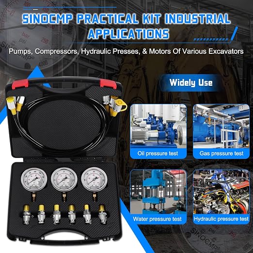 SINOCMP Hydraulic Pressure Test Kit - Image 5