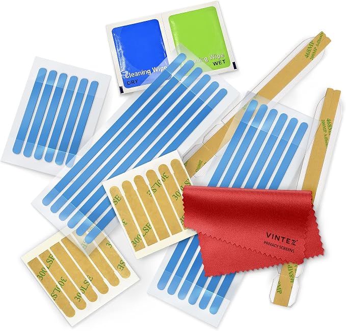 Privacy Screen Adhesive Tabs and Strips - Image 6