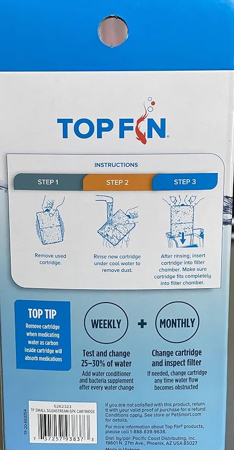 Top Fin Silenstream PF-S Small Filter Cartridges Refill - Image 3