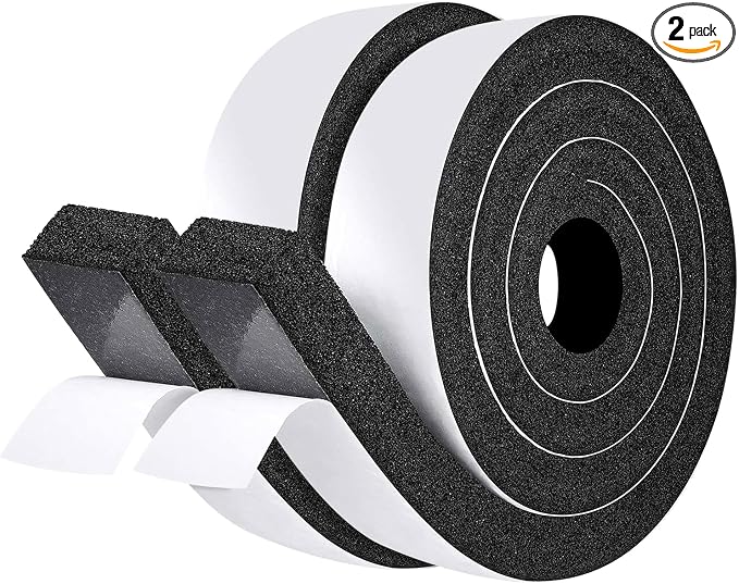 fowong Air Conditioner Window Seal 2 Inch X 1 Inch, Thick AC Weather Stripping by fowong