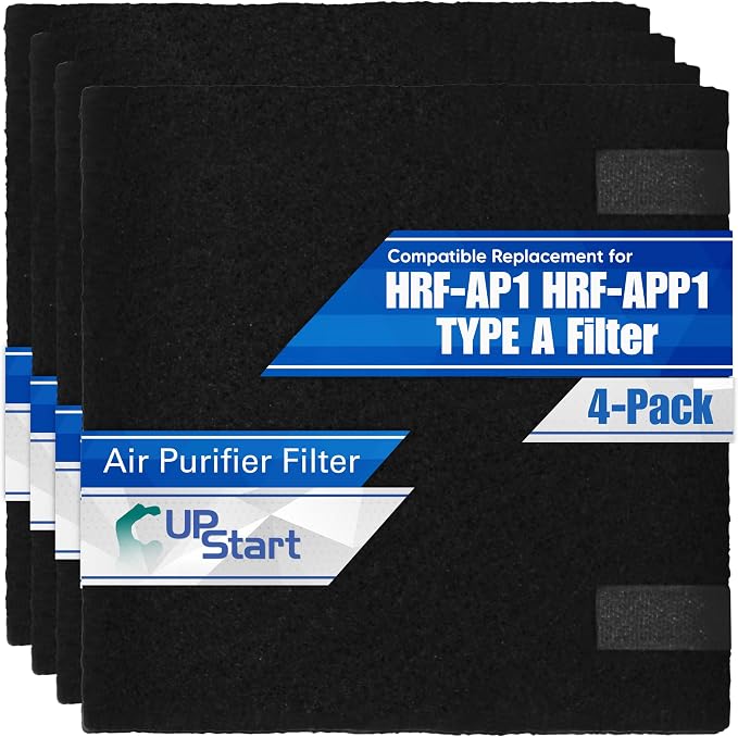 4-Pack HRF-AP1 Air Purifier Pre-Filter Replacement by UpStart+Components