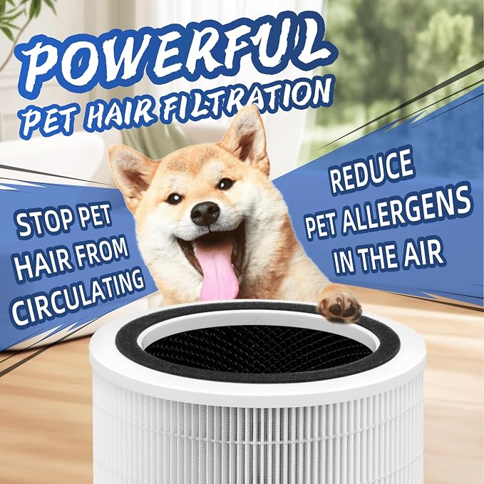 12010 HEPA Replacement Filter for Clorox Large Room Air Purifier 11010 & 11011 - Image 6