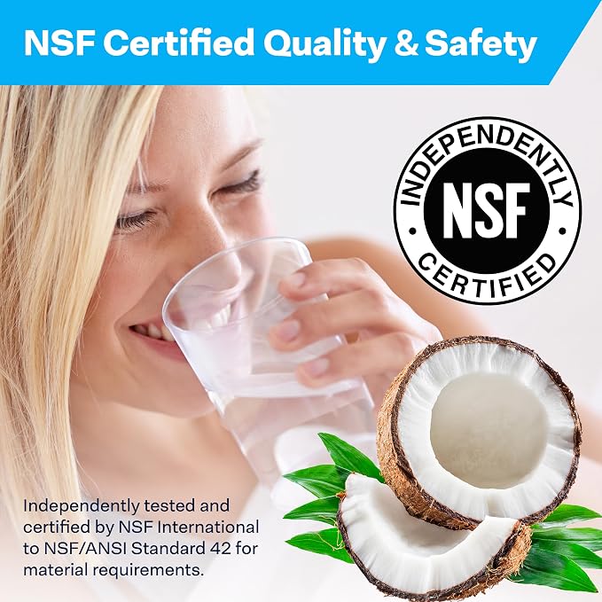 SpiroPure SP-CBC-BB 10x4.5 1 Micron NSF Certified Coconut Shell Carbon Block - Image 7