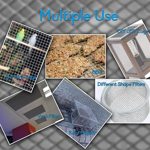 Upgraded 2PACK SS Wire Mesh, 4 Mesh Completely Welded, 12 X 24 in, Stainless 304 - Image 3