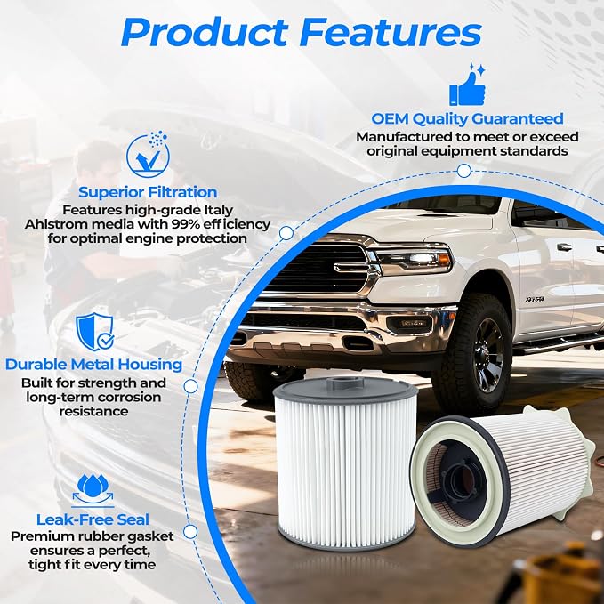 6.7L Cummins Fuel Filter Water Separator set - Image 4