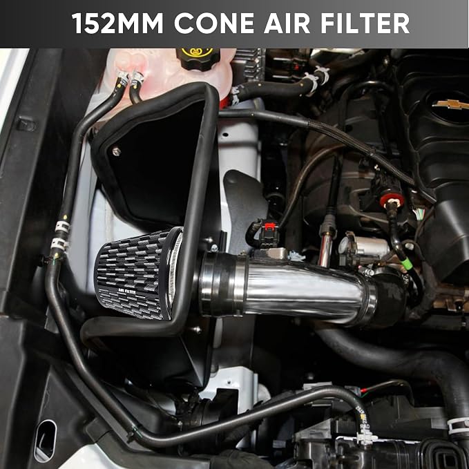 6" 152mm Inlet Cold Air Intake Filter High Flow Honeycomb Top Replacement - Image 7