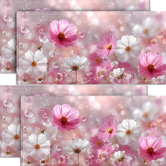 4 Pack 2x4 FT Magnetic Fluorescent Light Covers, Ceiling Light Filters by seewan