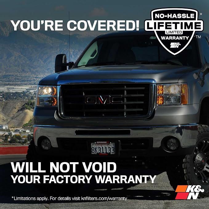 K&N Cold Air Intake System: High-Flow Air Filter, Increase Performance & - Image 9