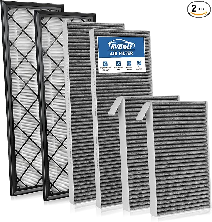 6 PCS Cabin Air Filters for 2020-2025 2026 Tesla Model Y, 2025-2026 Model Y by RVgolf