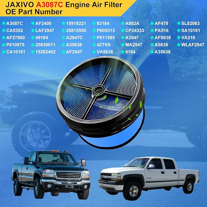 A3087C Engine Air Filter Compatible - Image 3