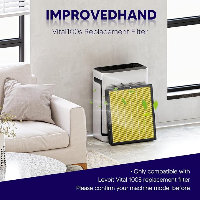 Improvedhand Vital 100S HEPA Replacement Filter Pet Care Compatible - Image 2