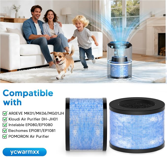 MK-01 & MK06 True HEPA Filter Replacement Compatible - Image 2