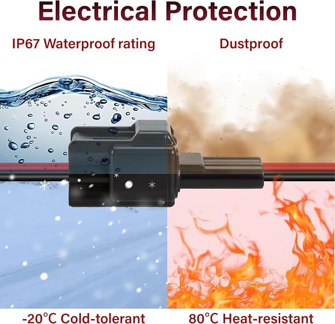5PCS 2 Pin Waterproof Electrical Connectors, 16 AWG 2 Pin Connector, Male - Image 4