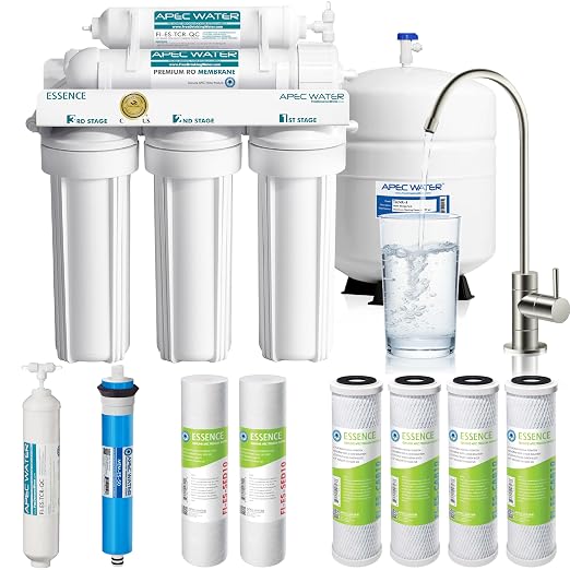 APEC Water Systems ROES-50 Essence Series Top Tier 5-Stage WQA Certified Ultra by APECWaterSystems