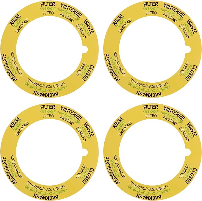 Pool Sand Filter Valve Label Sticker by Unknown