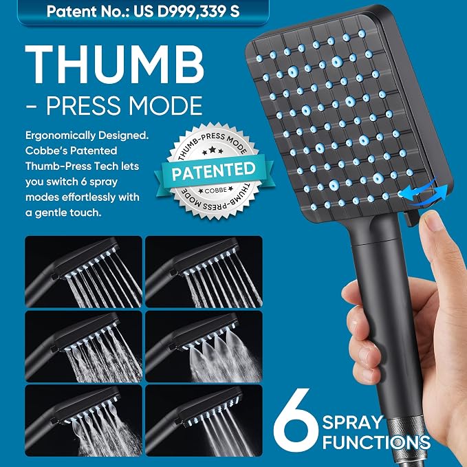 Cobbe Filtered Shower Head - Image 4