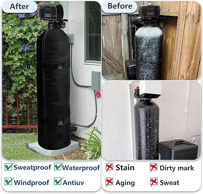 Water Softener Cover – Heavy Duty Tank Protection Fabric, Waterproof Equipment - Image 3