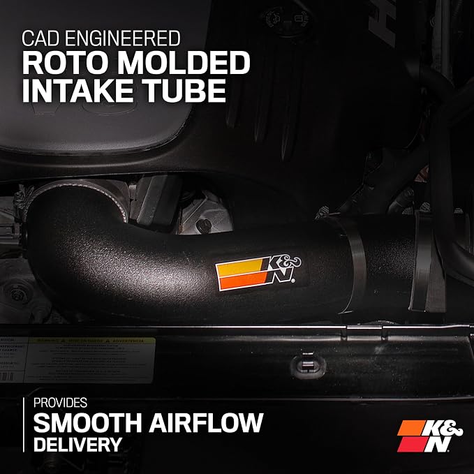 K&N Cold Air Intake System: High-Flow Air Filter, Increase Performance & - Image 5