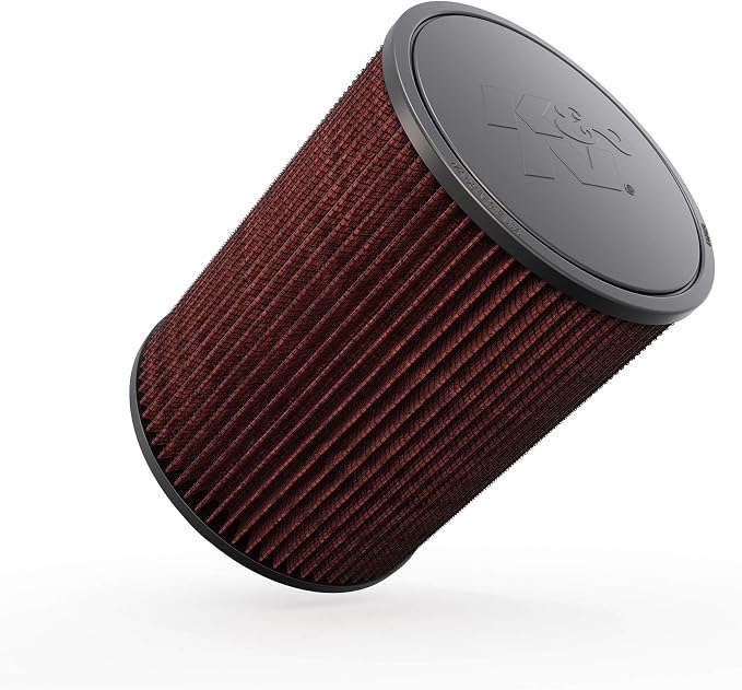 K&N High-Flow Original Lifetime Universal Clamp-On Air Filter: High Performance by KNEngineeringInc