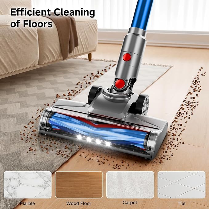 Cordless Vacuum Cleaner for Home, Powerful Stick Vacuum Cleaner - Image 5