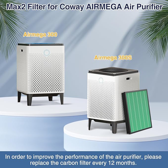 300/300S Replacement Filter for Coway AIRMEGA Max2 300/300S Air Purifie-r - Image 2