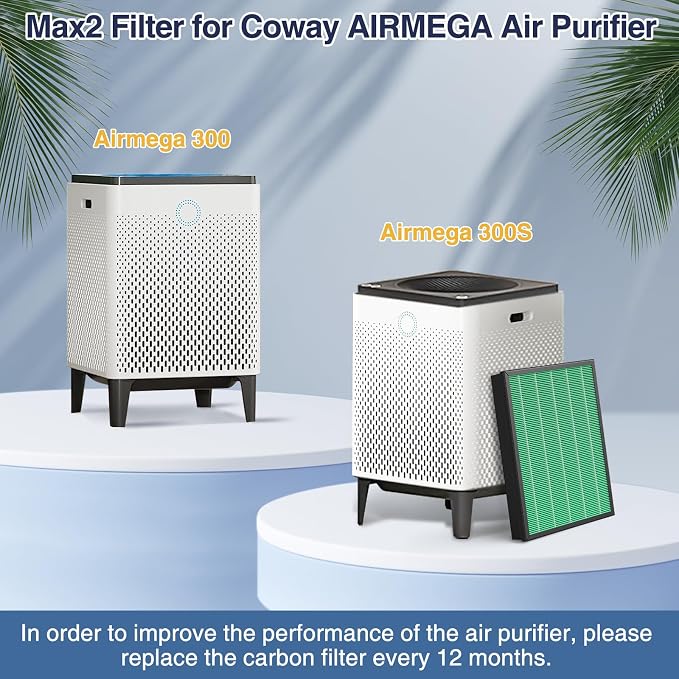 300/300S Replacement Filter for Coway AIRMEGA Max2 300/300S Combined - Image 2