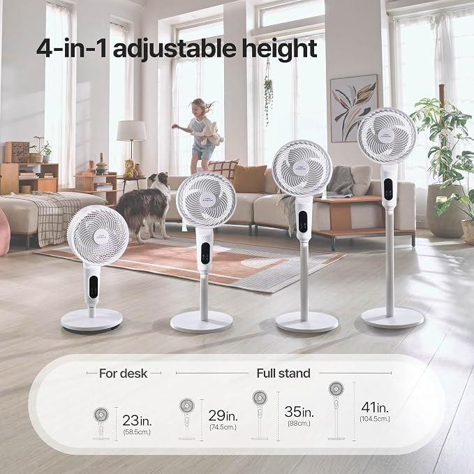 COWAY Airmega P50 Pedestal Fan for Bedroom, Voice Control, 18.5dB Quiet - Image 5