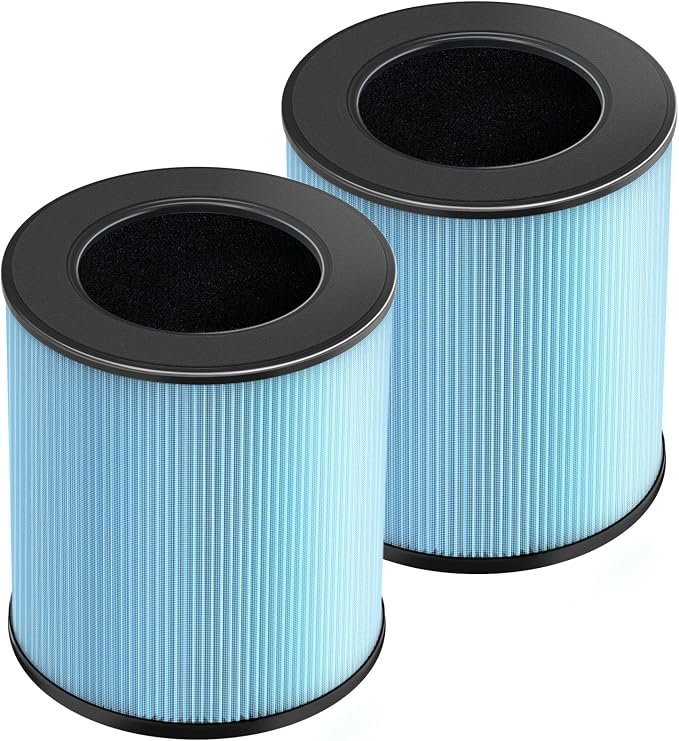 LINNIW 2 Pack MK03 Air Filter Replacement Compatible by LINNIW