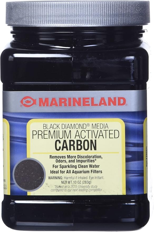 Marineland Black Diamond Premium Activated Carbon 10 Ounces, Filter Media by Marineland