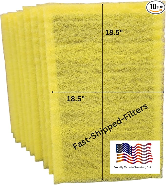 Fast-Shipped-Filters 10 Pack 20x21.5 Replacement Filter Pads Compatible by Unknown