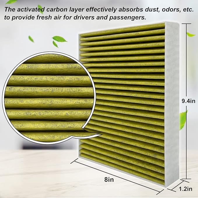 2PCS Capume Cabin Air Filter Fit - Image 3