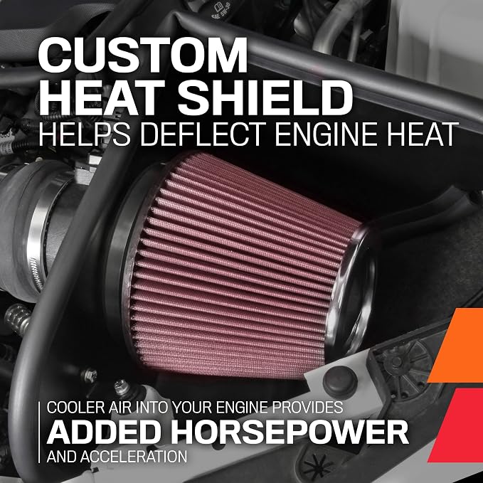 K&N Cold Air Intake Kit: Increase Acceleration & Towing Power, Guaranteed to - Image 10
