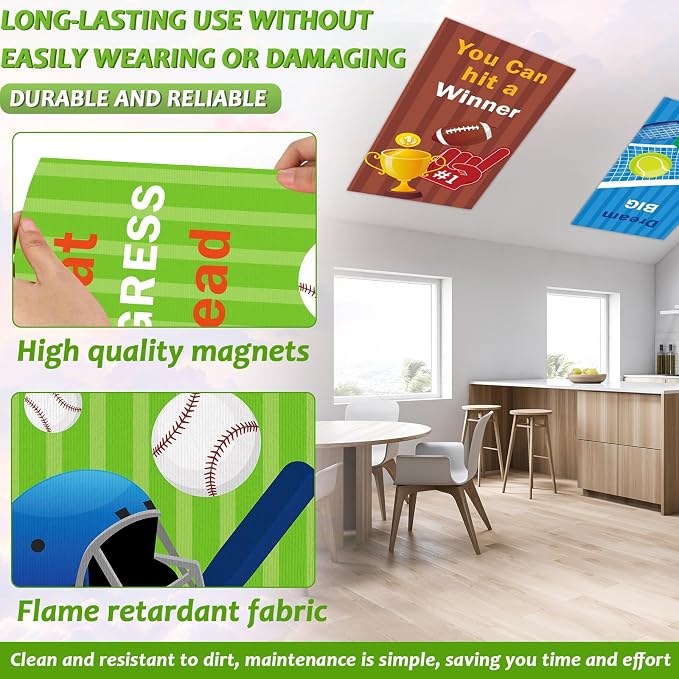 Wiooffen 8 Pcs Fluorescent Light Covers - Image 3