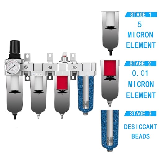 NANPU 1/2" NPT Industrial Grade 4 Stage Air Drying System - Image 2