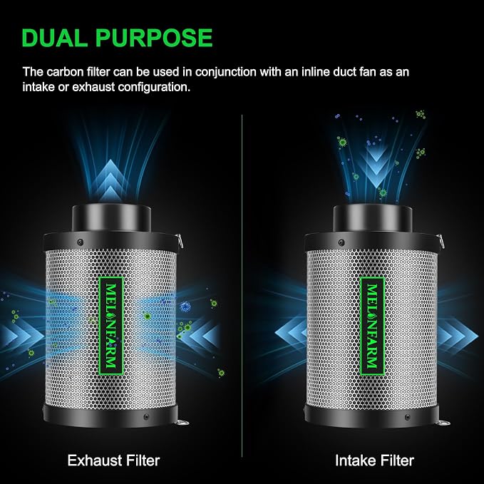 MELONFARM 4 Inch Air Carbon Filter Smelliness Control - Image 4