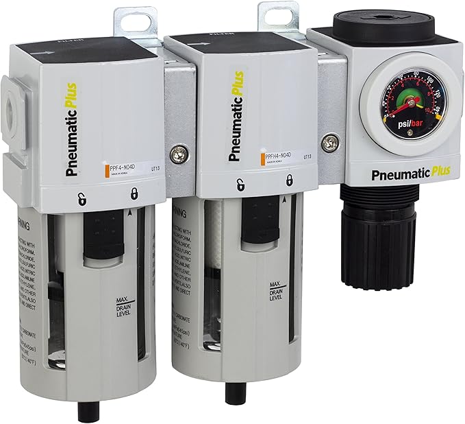 PneumaticPlus PPC4C-N04G StageAir Drying System- Air Particulate 5 Micron Filter by PneumaticPlus