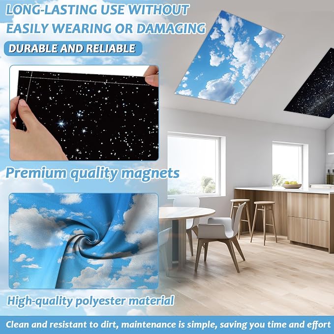 Wiooffen 8 Pcs Fluorescent Light Covers - Image 3