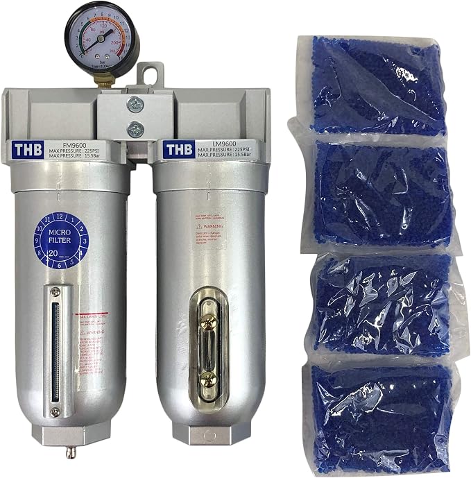 3/4" COMPRESSED AIR DESICCANT AIR DRYER/COALESCING FILTER by Unknown