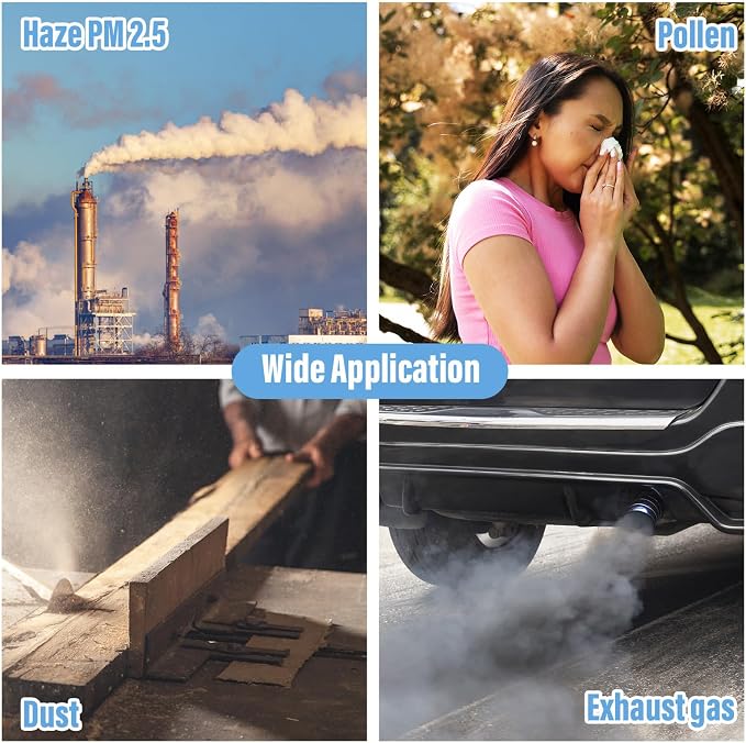 200 Pieces Nose Plug Filter Disposable Nose Dust Filters Bulk Sponge Nostril - Image 6