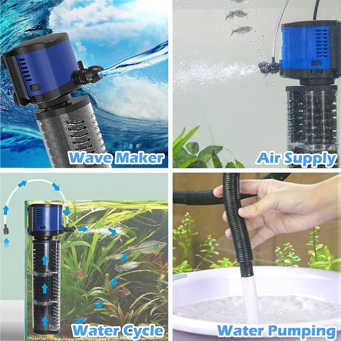 TARARIUM Fish Tank Filter Powerful 400GPH - Image 3