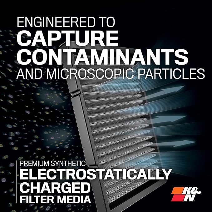 K&N LIFETIME Cabin Air Filter: Premium, Clean Air - Image 2