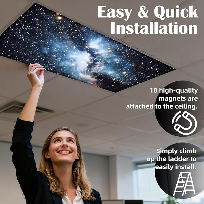 Fluorescent Light Covers -1PCS 4x2 Feet Classroom Covers - Image 3