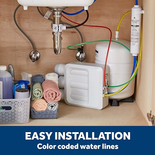 GE 5-Stage Reverse Osmosis Under Sink Water Filtration System - Image 2